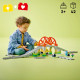 Spielset mit Bahnstrecke: Eisenbahnbrücke und Schienen